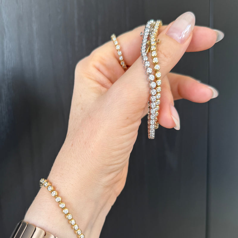 Bezel Tennis Bracelet