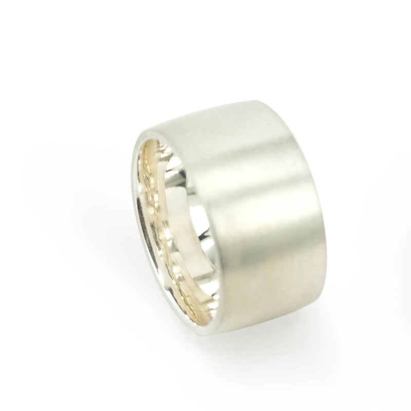 Comfort Cigar Band in Sterling Silver